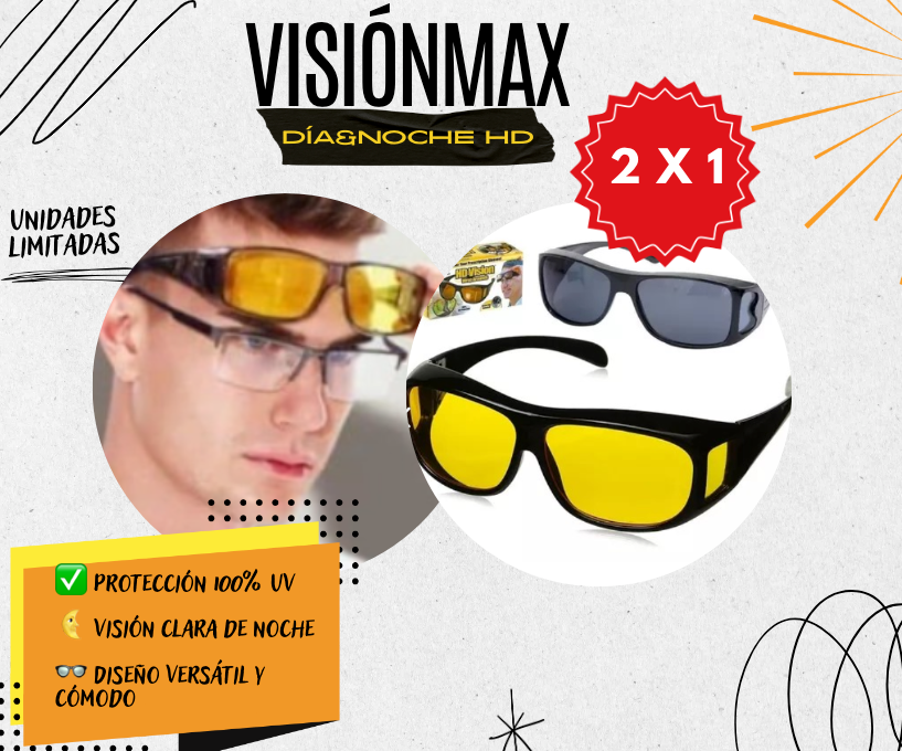 👓 ¡Descubre VisiónMax Día&Noche HD 2 x 1 y Transforma Tu Experiencia Visual! 🚗🏞️