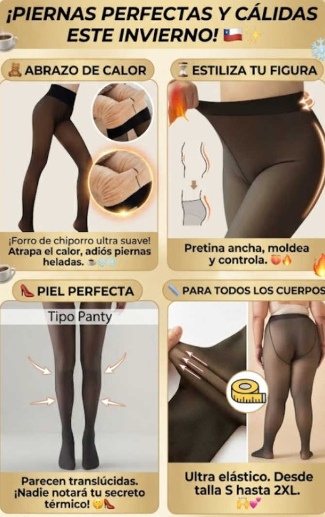 ❄️ MagicSkin: Calzas Efecto Piel Con Pie ¡Luce Piernas Perfectas Sin Morir de Frío! 💃🔥