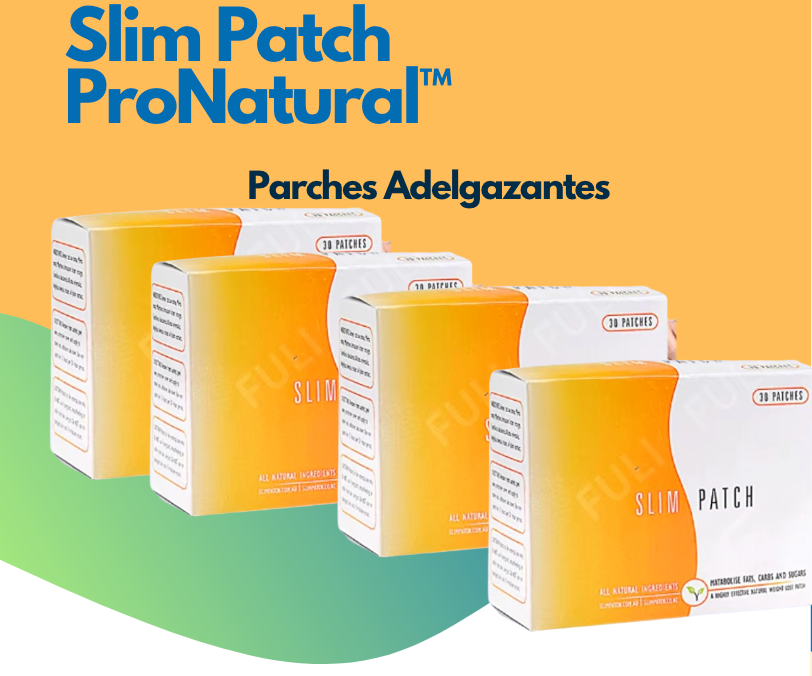 ¡Slim Patch ProNatural™ Descubre la forma más conveniente de adelgazar y mejorar tu figura. ✨