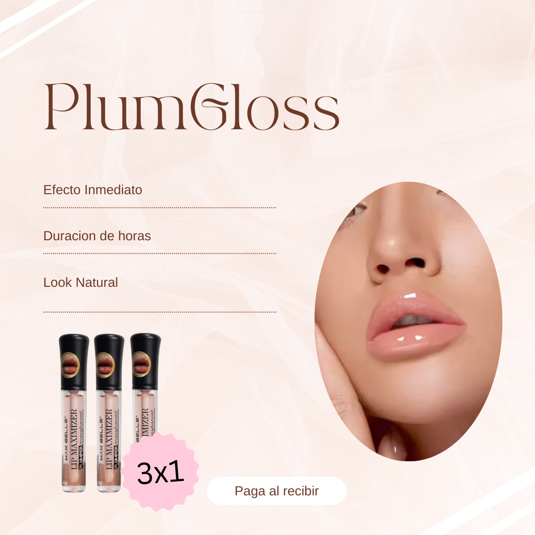PlumpGloss™ - Aumenta el Volumen de Tus Labios al Instante! 💋✨ 3x1