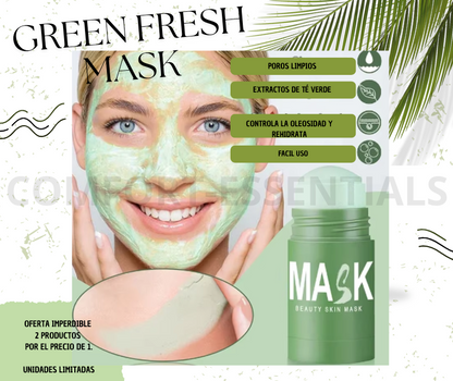 Green Fresh Mask- Piel libre de impurezas en solo minutos🍃✨
