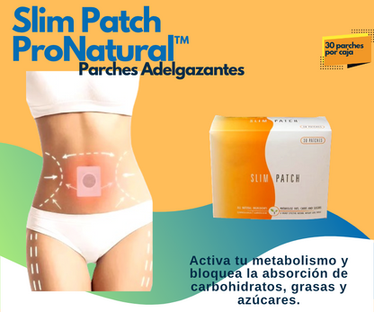 ¡Slim Patch ProNatural™ Descubre la forma más conveniente de adelgazar y mejorar tu figura. ✨