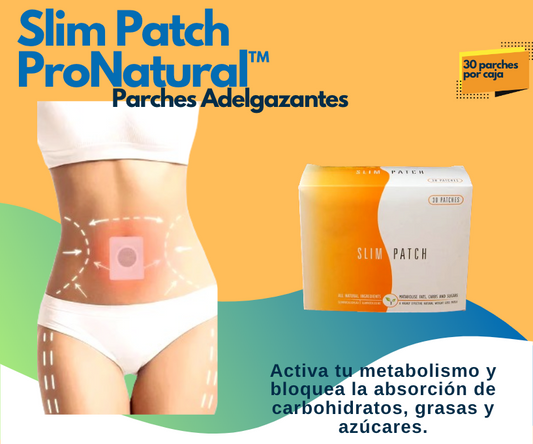 ¡Slim Patch ProNatural™ Descubre la forma más conveniente de adelgazar y mejorar tu figura. ✨