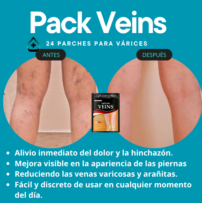 Parches para Varices VEINS🦵 - Alivia el dolor y revitaliza tus piernas✨