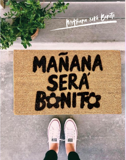 🌸Limpiapiés o Choapino  "Mañana será Bonito"🌸 40 x 60 CM