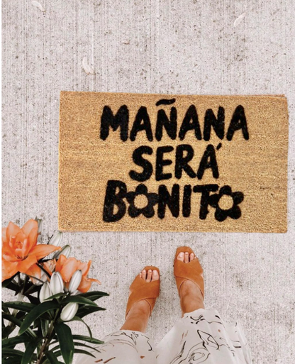 🌸Limpiapiés o Choapino  "Mañana será Bonito"🌸 40 x 60 CM
