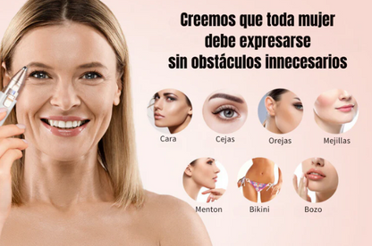 Depiladora Facial VelvetGlow™- el Secreto para una Piel Impecable