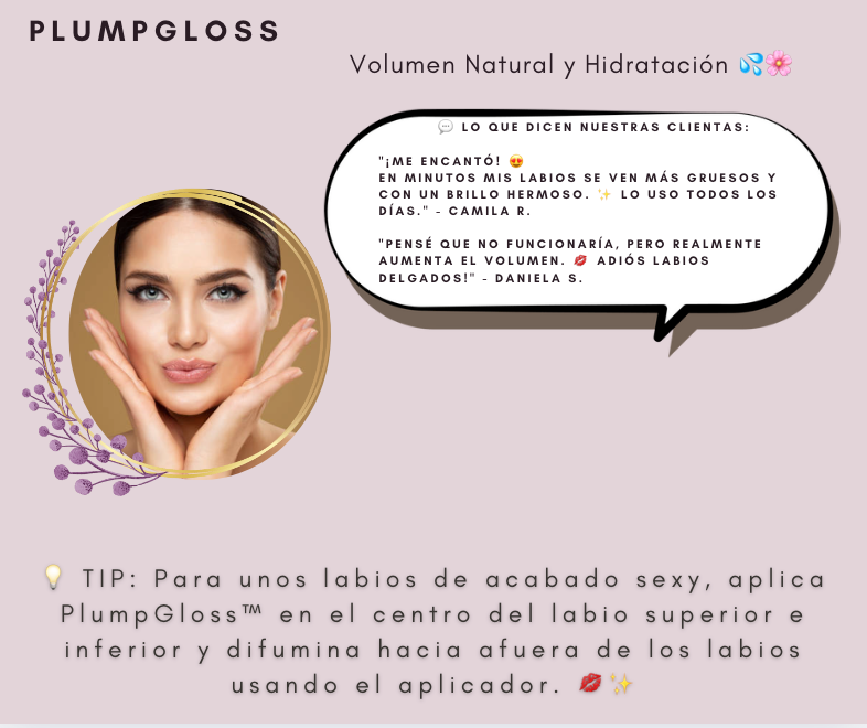PlumpGloss™ - Aumenta el Volumen de Tus Labios al Instante! 💋✨ 3x1