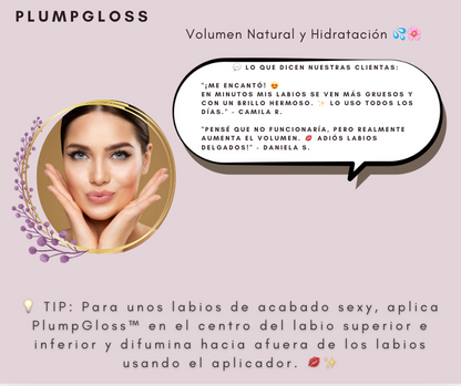 PlumpGloss™ - Aumenta el Volumen de Tus Labios al Instante! 💋✨ 3x1