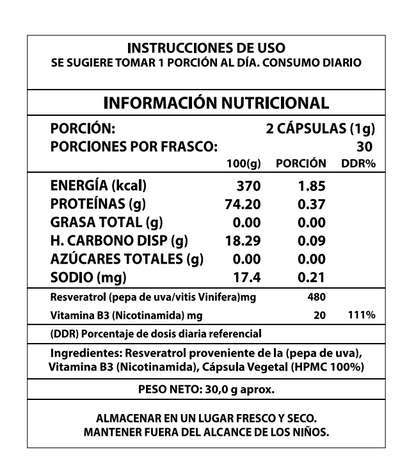 🔥 NAD+ Resveratrol- ⚡ Recupera tu energía, 🔥 restaura tu vida y 🌟 revive tu mejor versión.
