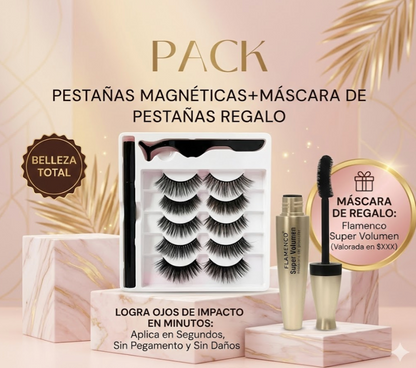 Natural Lash 👁️: Pestañas Magnéticas de Efecto Real. ¡Siéntete Bella cada día sin químicos y llévate un REGALO que potencia tu mirada! 🎁✨