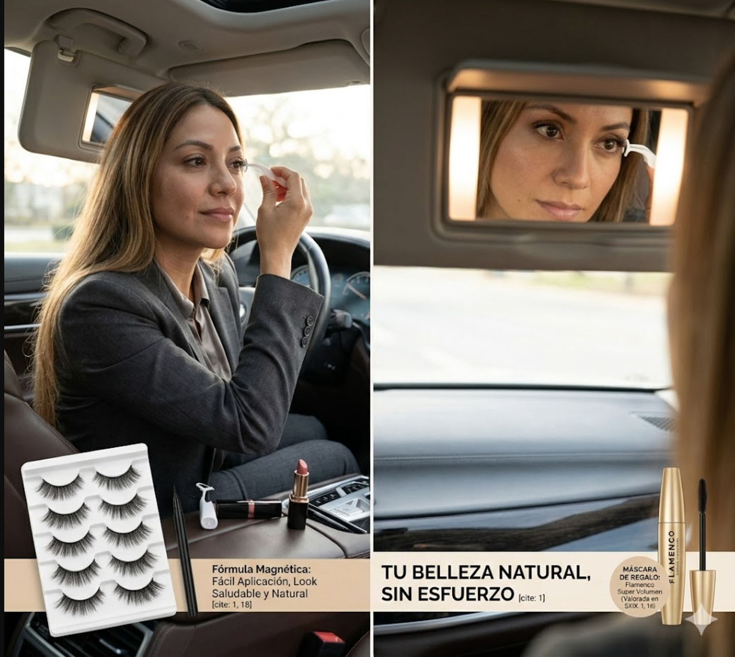 Natural Lash 👁️: Pestañas Magnéticas de Efecto Real. ¡Siéntete Bella cada día sin químicos y llévate un REGALO que potencia tu mirada! 🎁✨
