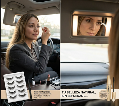 Natural Lash 👁️: Pestañas Magnéticas de Efecto Real. ¡Siéntete Bella cada día sin químicos y llévate un REGALO que potencia tu mirada! 🎁✨