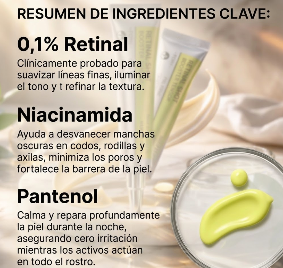 ✨ Retinal Shot – Renovación Visible para tu Piel