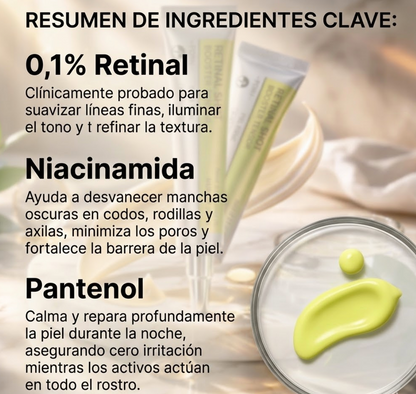 ✨ Retinal Shot – Renovación Visible para tu Piel