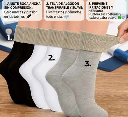 🧦 SoftStep Comfort - Camina con la seguridad que tu salud merece 👣 12 pares