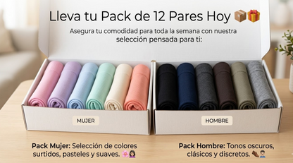 🧦 SoftStep Comfort - Camina con la seguridad que tu salud merece 👣 12 pares