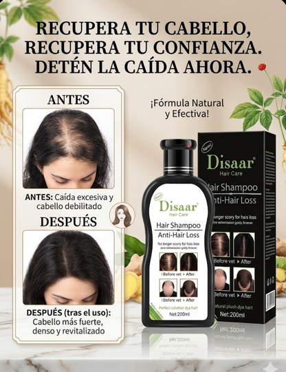 ¡Detén la Caída y Recupera tu Confianza con Disaar Hair Care™!