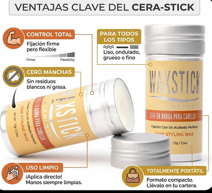 WAX STICK⚡️Domina tu cabello en segundos ✨