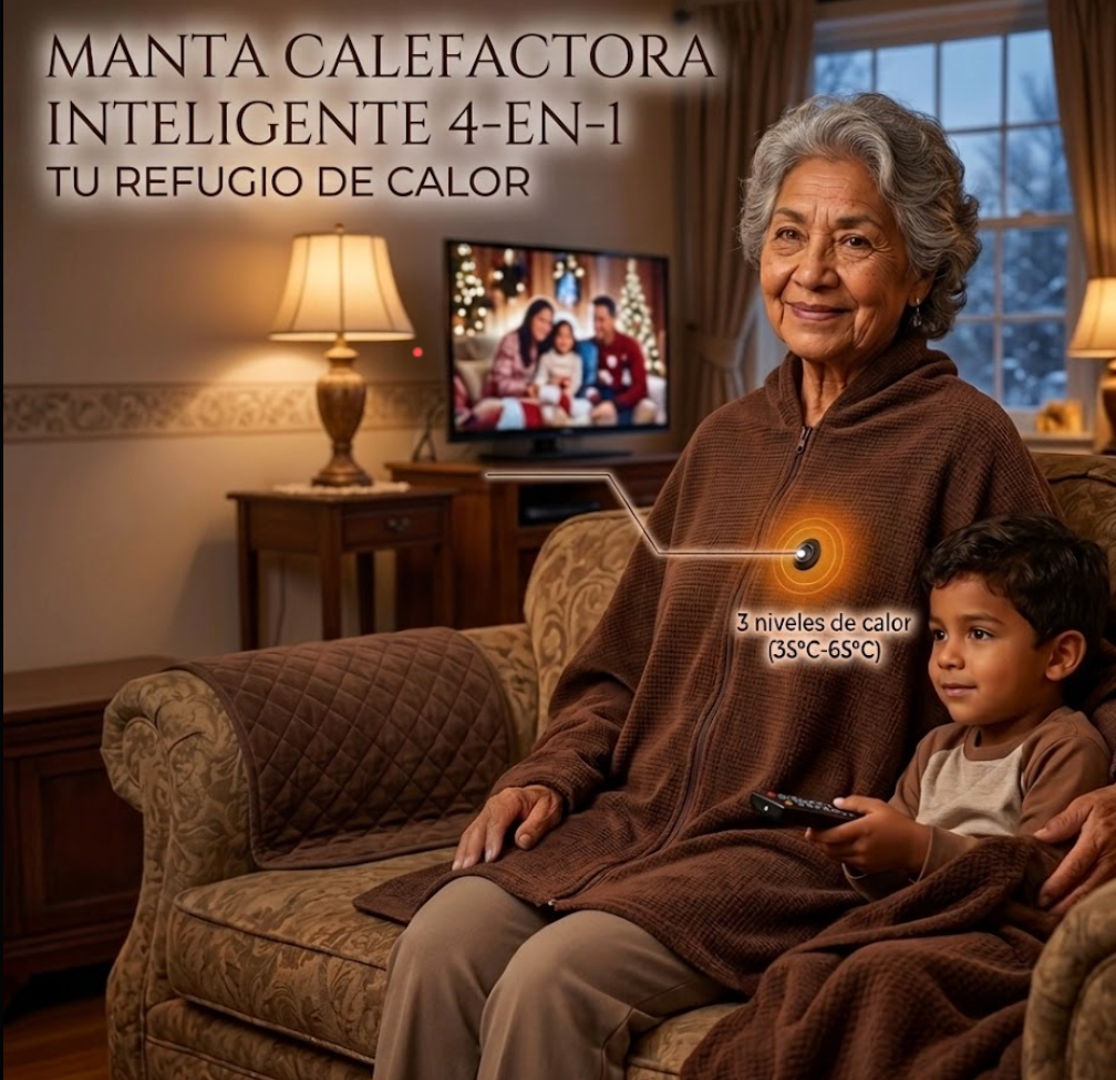 Manta Calefactora Eléctrica Carga USB- ¡Dile Adiós al Frío y Hola al Confort Absoluto! ❄️🚫