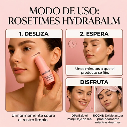 ✨ ROSETIMES HYDRABALM: Piel Firme, Hidratada y Luminosa al Instante