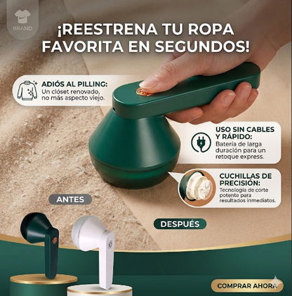 ✨ Quita Pelusas Elite 👚 Renueva tu ropa preferida en minutos.