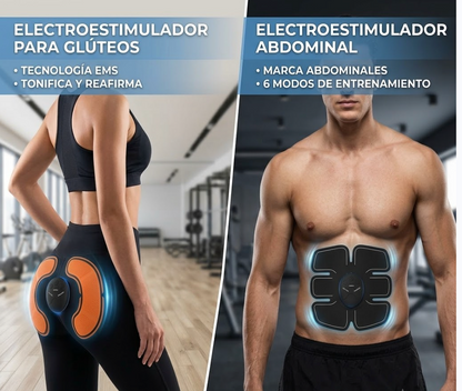 ¡Define tus Abdominales y Glúteos sin Esfuerzo con el Electroestimulador Smart Fitness 💪!