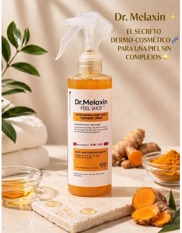 DR. MELAXIN Peel Shot PS🎯 ¿Manchas oscuras o tonos desiguales? Aclara y Renueva tu Piel Hoy 🌿