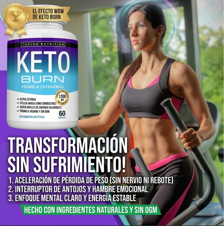 Keto Burn🔥: Apaga tus Antojos y Quema Grasa Sin Pasar Hambre 🚫🔥 (60 cápsulas)