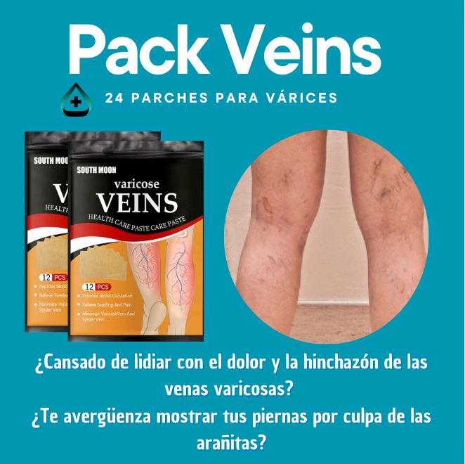 Parches para Varices VEINS🦵 - Alivia el dolor y revitaliza tus piernas✨