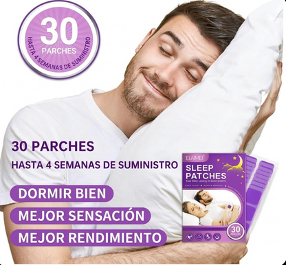 🌙 Sleep Patch-30 parches relajantes para dormir✨ Duerme mejor, vive mejor: Descubre el secreto para una buena noche de sueño.