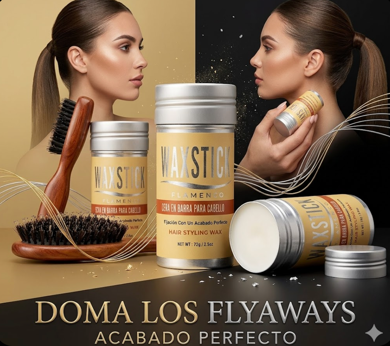 WAX STICK⚡️Domina tu cabello en segundos ✨