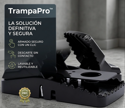 Trampa Pro™: La forma más rápida e higiénica de acabar con las plagas 🧼