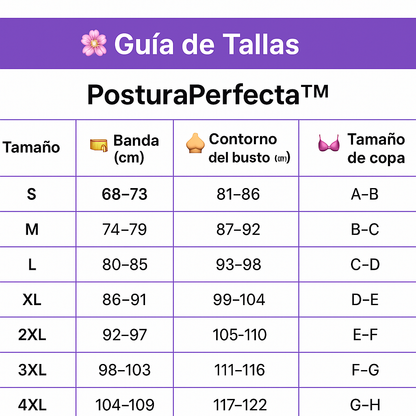 🌸 PosturaPerfecta™ –El Brasier corrector que mejora tu figura y tu día