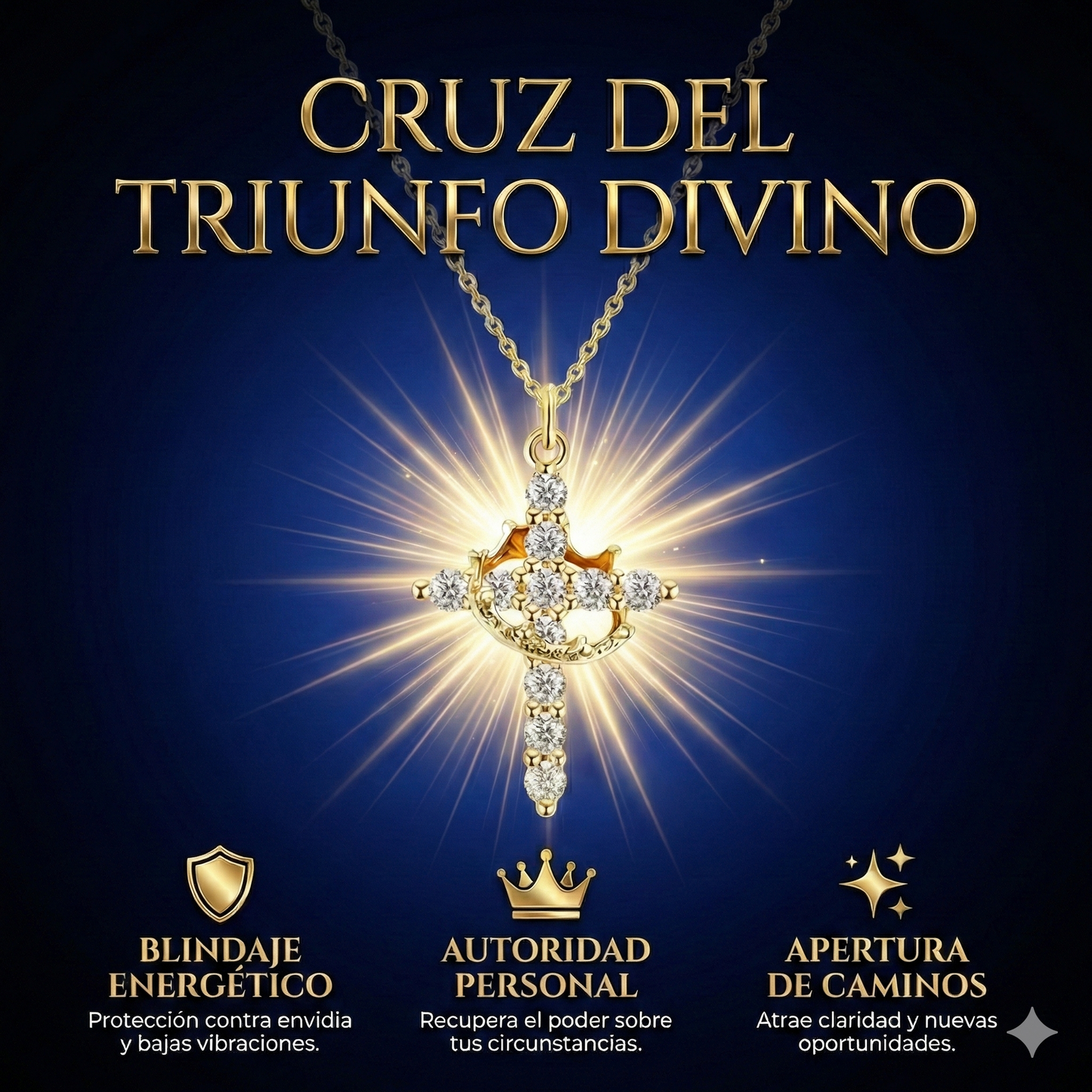 Cruz del Triunfo Divino - Protección, blindaje y Apertura de caminos. 2x1