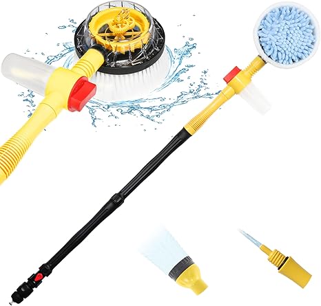 AquaSpin™ Pro -CEPILLO 360º Limpieza sin esfuerzo.