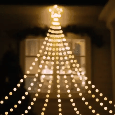 🌟 Luces de Navidad Cascada Solar 🌟 – ¡Lleva la Magia de la Navidad a casa! 🎄✨