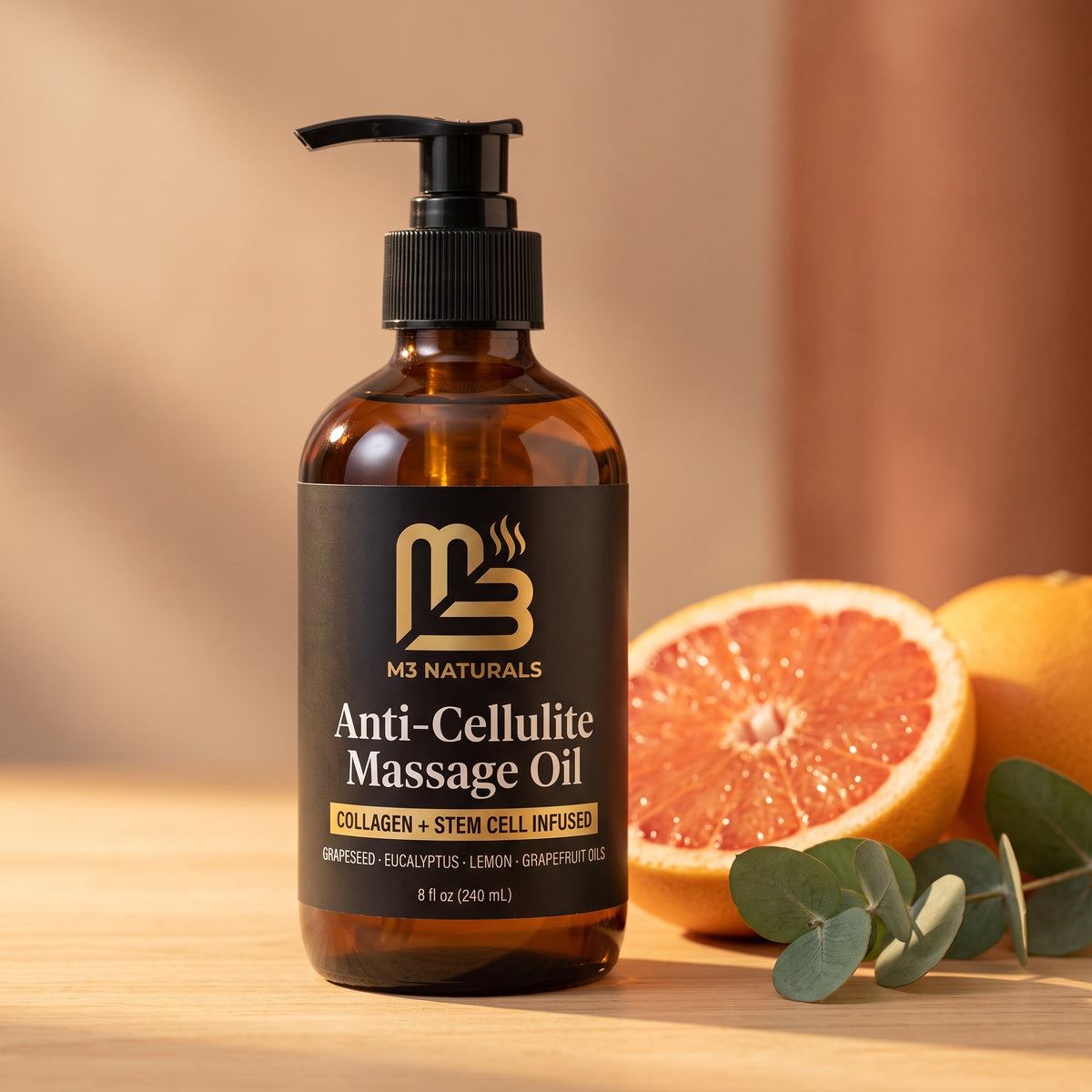 M3 Naturals Aceite Masaje Reafirmante: Recupera la firmeza de tu piel sin sensación grasosa ✨