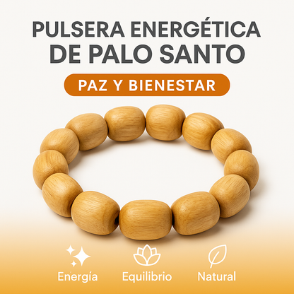 ✨ Pulsera Energética de Palo Santo, PaloZen™ – 🧘‍♀️ Purifica tu entorno y mente