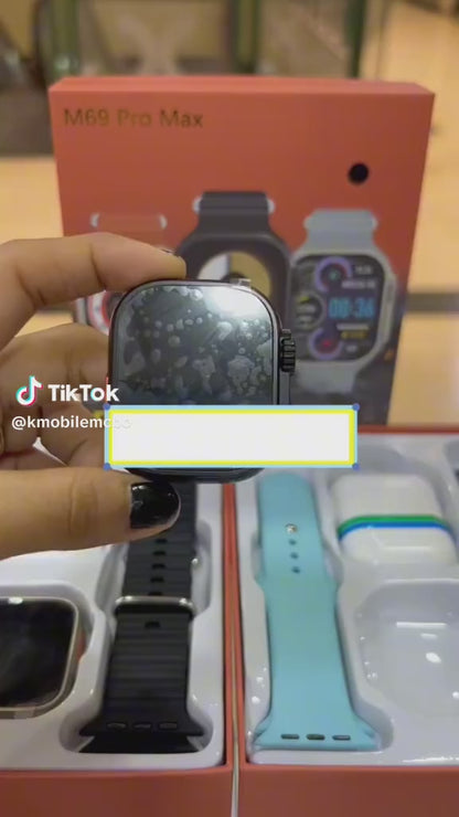 Reloj Inteligente M69 Pro™ - +audífonos inalambricos GRATIS🎁 + Correa extra de REGALO🎁